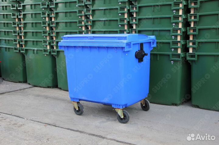 Пластиковый контейнер 1100л Ш2816