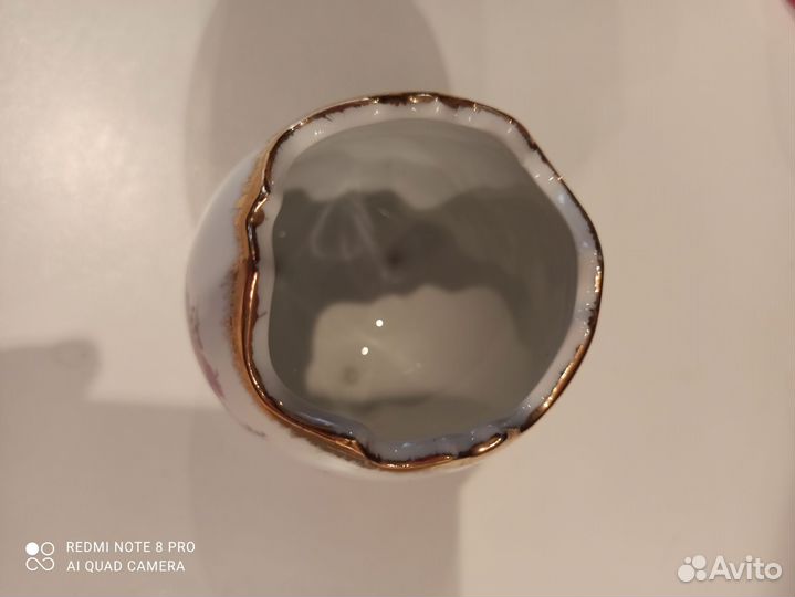 Вазочка. Фарфор. Яйцо. Carl Tielscn