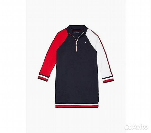 Tommy hilfiger утепленное платье-худи. М