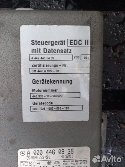 Блок управления двигателем Mercedes-Benz OM442LA