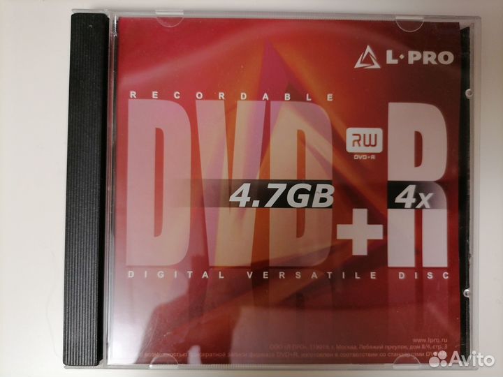 Диски DVD+R