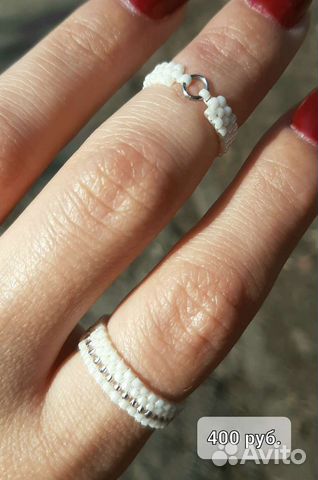 Сет колец из бисера