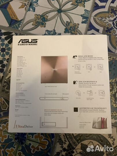 USB Привод dvdrw asus sdrw-08U5S-U новый