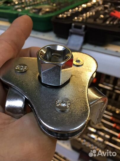 Съемник масляного фильтра 63-102 мм краб hong MA