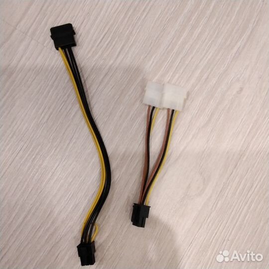 Переходники 6pin-molex, molex-sata и другие