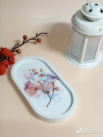 Поднос для украшений/ органайзер/ подсвечник