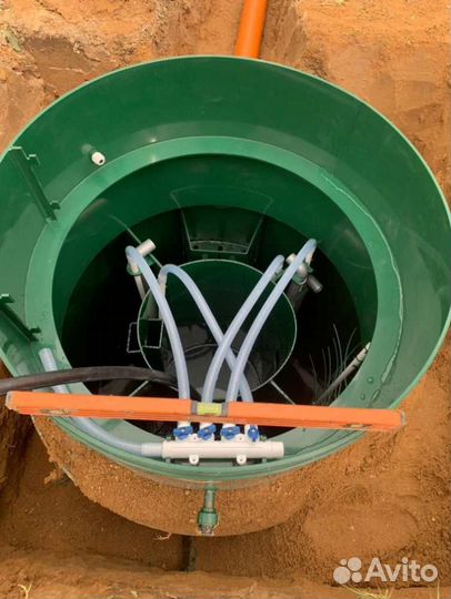 Септик под ключ. Монтаж. Бесплатный выезд