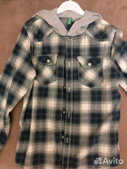 Продам рубашку bennetton