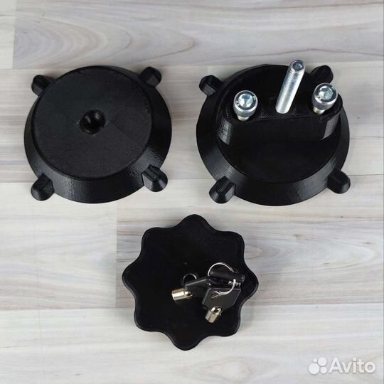 Крепление с замком для плоской канистры, petg/ FDM