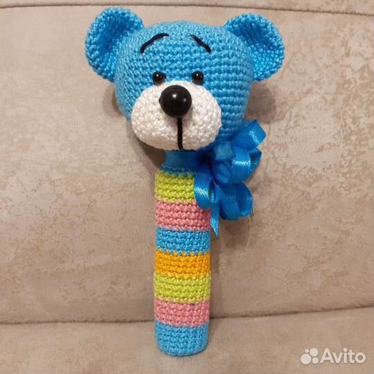 Мягкая игрушка - погремушка