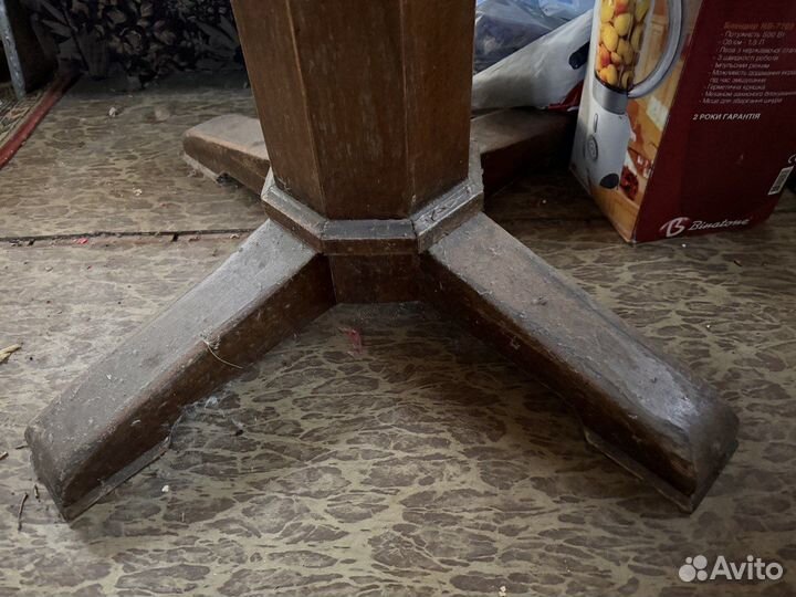 Стол круглый деревянный раздвижной