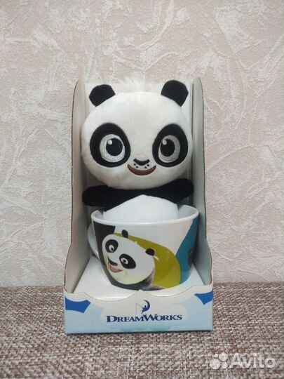 Кружка с игрушкой Кунг-фу панда panda