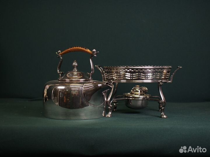 Антикварный чайник-бульотка. Англия