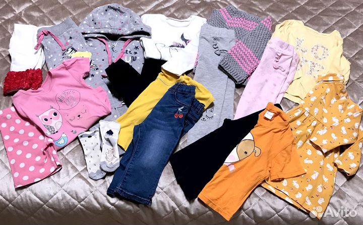 Вещи пакетом на девочку 92 98