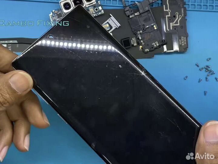 Стекло с Заменой Samsung Note 10 / 10 Plus