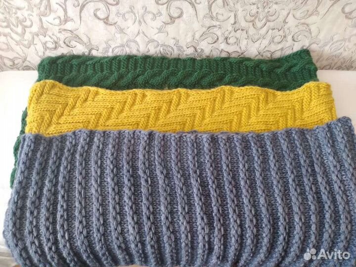 Зимние шарфы и шапки