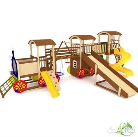 Детская площадка с горкой