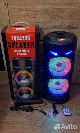 Большая блютуз колонка новая