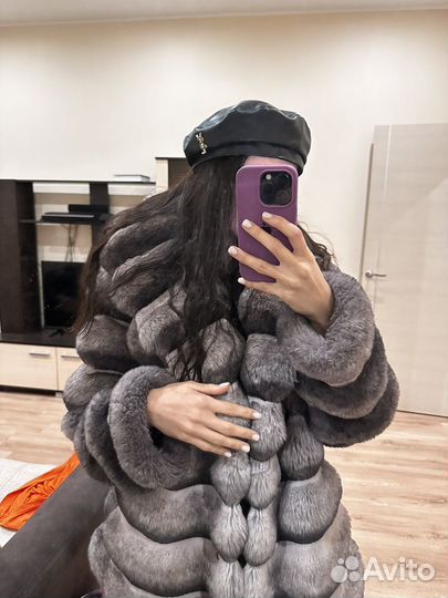 Кожаный берет YSL