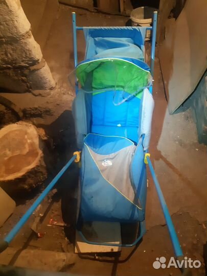 Детские санки коляска