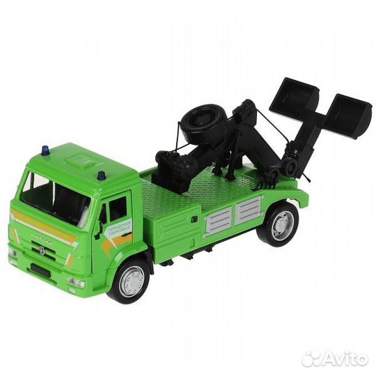 Машина Технопарк металл каmaz Эвакуатор 15 см инер