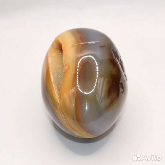 Агат жеода «Яйцо», 373 г, Бразилия