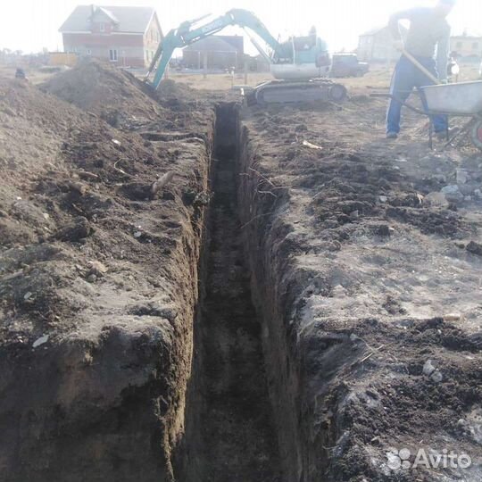 Услуги мини-экскаватора