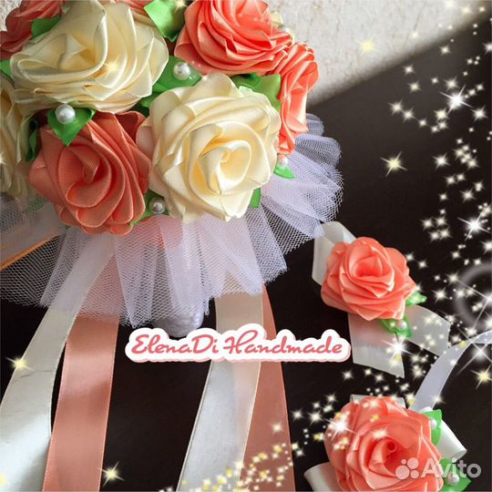 Букет невесты, бутоньерки