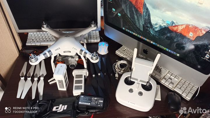 Комплект DJi 2.7K Phantom 3 Adv + Apple iMac 24