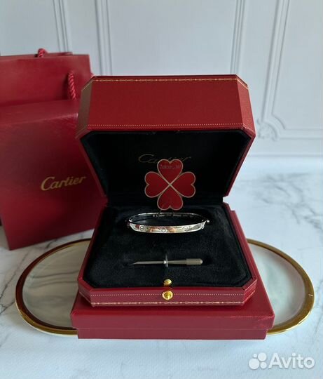 Браслет Картье Лав Cartier Love золото с отверткой