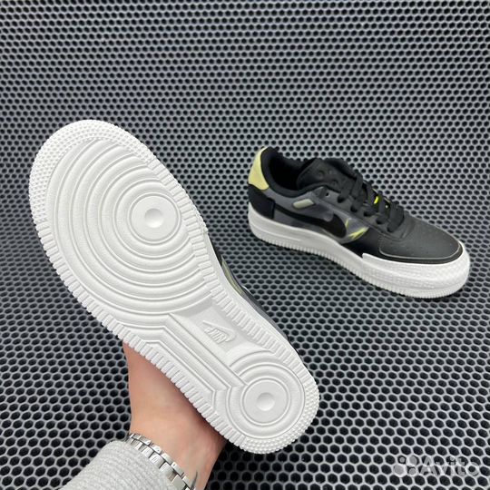 Кроссовки Nike Air Force 1 Low Type Black / Zinnia