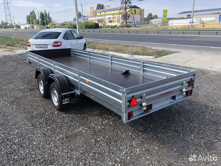 2-осный прицеп Мзса с кузовом 4,6 х 1,51 м