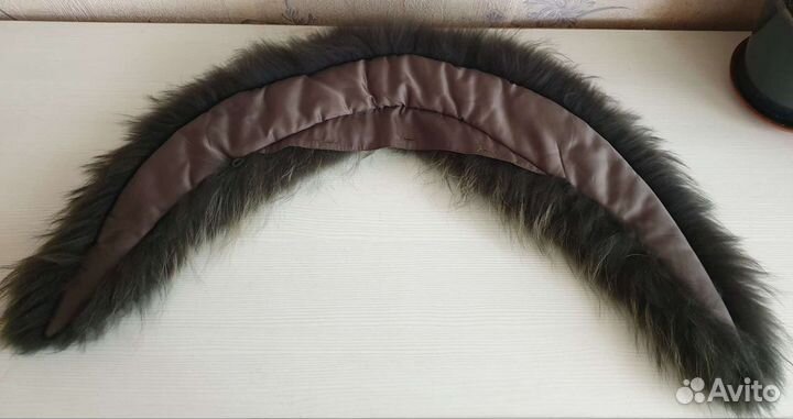 Воротник мех енота опушка