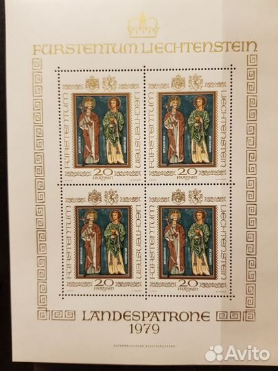 Почтовые марки Лихтенштейна 1978/1986