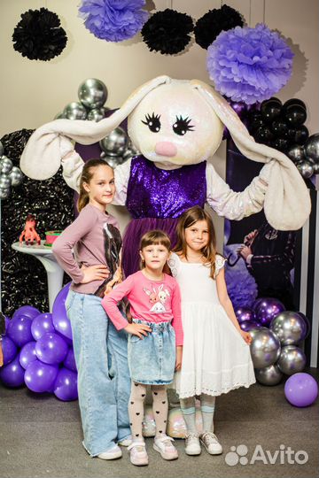 Зайка на праздник, аниматор, ростовая кукла