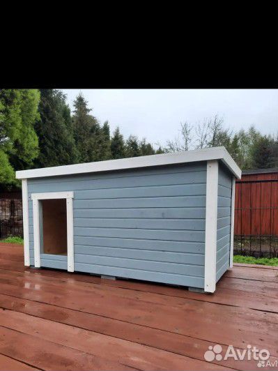 Будка для собаки утепленная с тамбуром