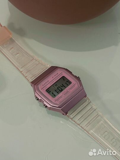 Часы casio F-91WS-4EF цвет розовый