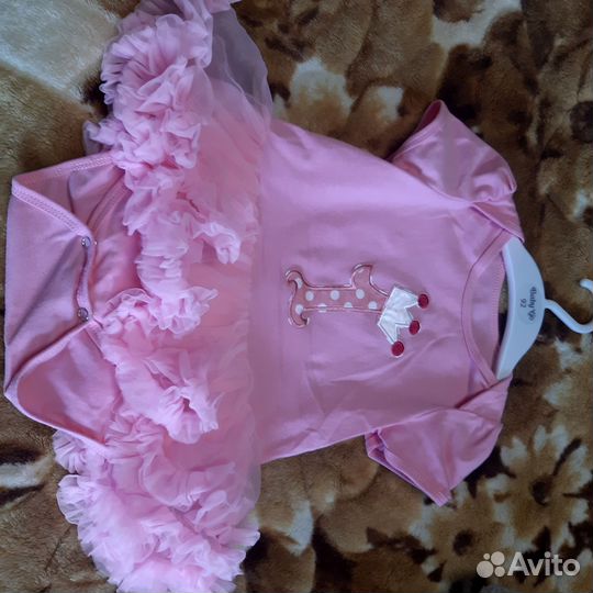 Праздничное платье боди для девочки