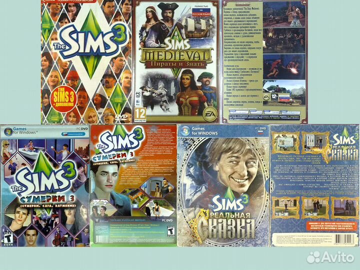 Игры на пк Sims 1,2,3