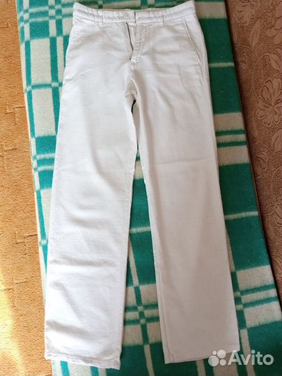 Брюки летние белые