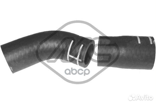 Шланг радиатора (комп из 2-х шт) 09573 metalca