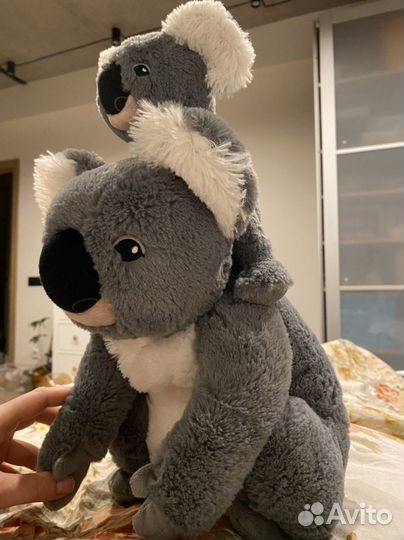 Мягкая Коала IKEA с детенышем в паре