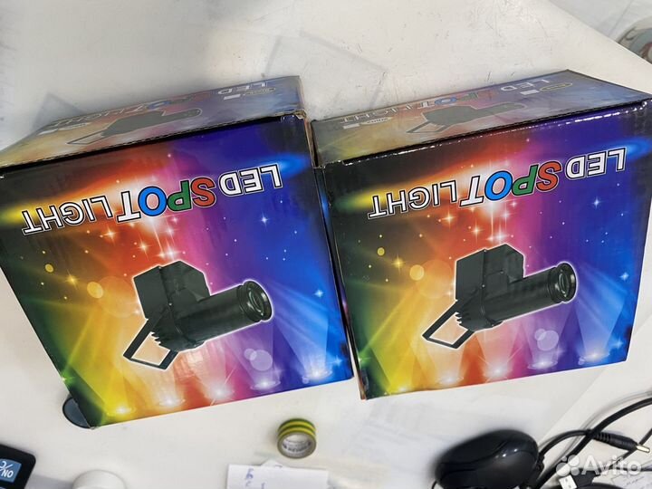 На выбор: pinspot прожектор луч, зеркальный шар