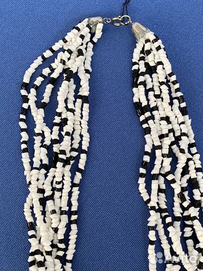 Бусы из янтаря, стекла Чехия, бирюзы