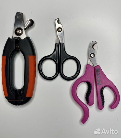 Ножницы для стрижки когтей разные. Когтерезы