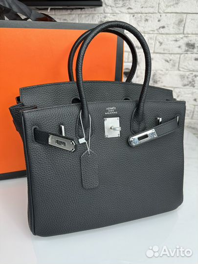 Кожаная сумка hermes birkin 30