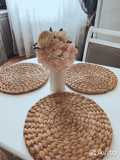 Салфетки на стол круглые