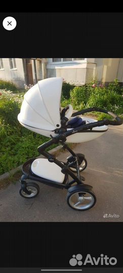 Коляска 2 в 1 эко кожа