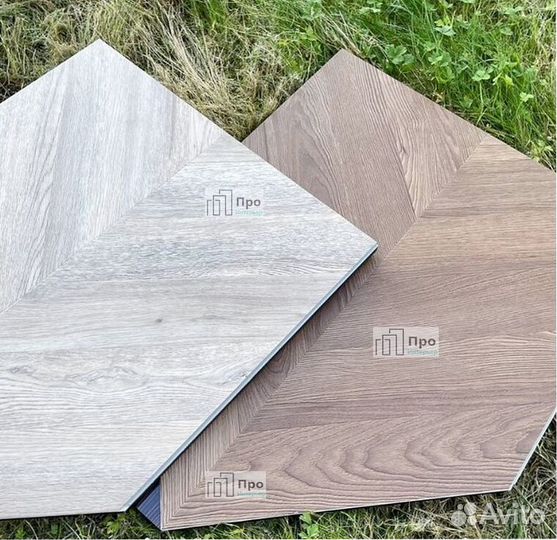 Кварцвиниловый ламинат елочка