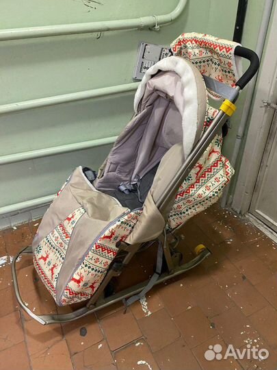 Коляска санки